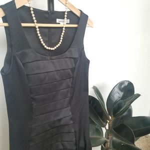 Kensie Dresses Black Satin Sheath Dress